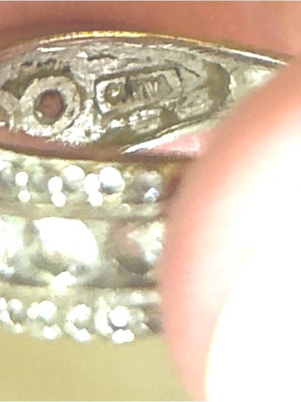 Elegant Silver-Tone Crystal Pavé Women's Band - Silver - Picture 5 of 9